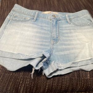 Hollister High Rise Denim Shorts